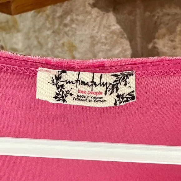 Free People REVOLVE Don't You Wish Bodysuit in Pink size S - Picture 4 of 4